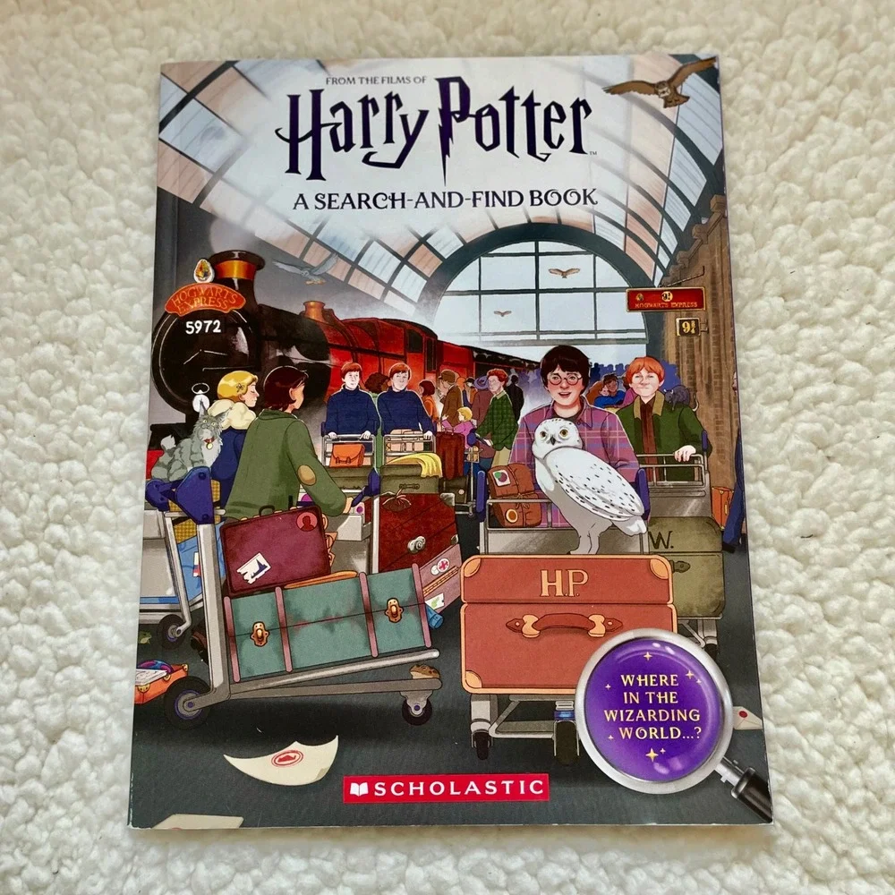Harry‎ Potter A Search-And-Find Book Scholastic Paperback Wizarding World 2025